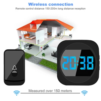 Clock doorbell remote control doorbell self-powered doorbell
Clock doorbell remote control doorbell self-powered doorbell