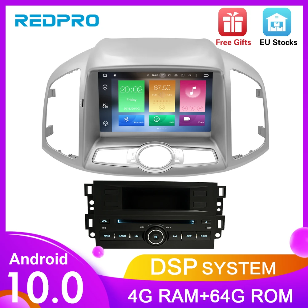 Автомобильный мультимедийный видеопроигрыватель на Android 10 0 для Chevrolet Captiva Epica 2012
