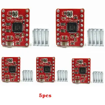 5 Pcs A4988 Stepper Motor Driver Module 3D Printer Polulu StepStick RAMPS RepRap KQS8
5 Pcs A4988 Stepper Motor Driver Module 3D Printer Polulu StepStick RAMPS RepRap KQS8