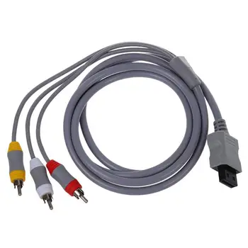 EastVita 1.8m AV Composite Cable Audio Video Cable 3 RCA-6 FT for Nintend Wii for TV / Monitor V1 Video Cabler25 
EastVita 1.8m AV Composite Cable Audio Video Cable 3 RCA-6 FT for Nintend Wii for TV / Monitor V1 Video Cabler25