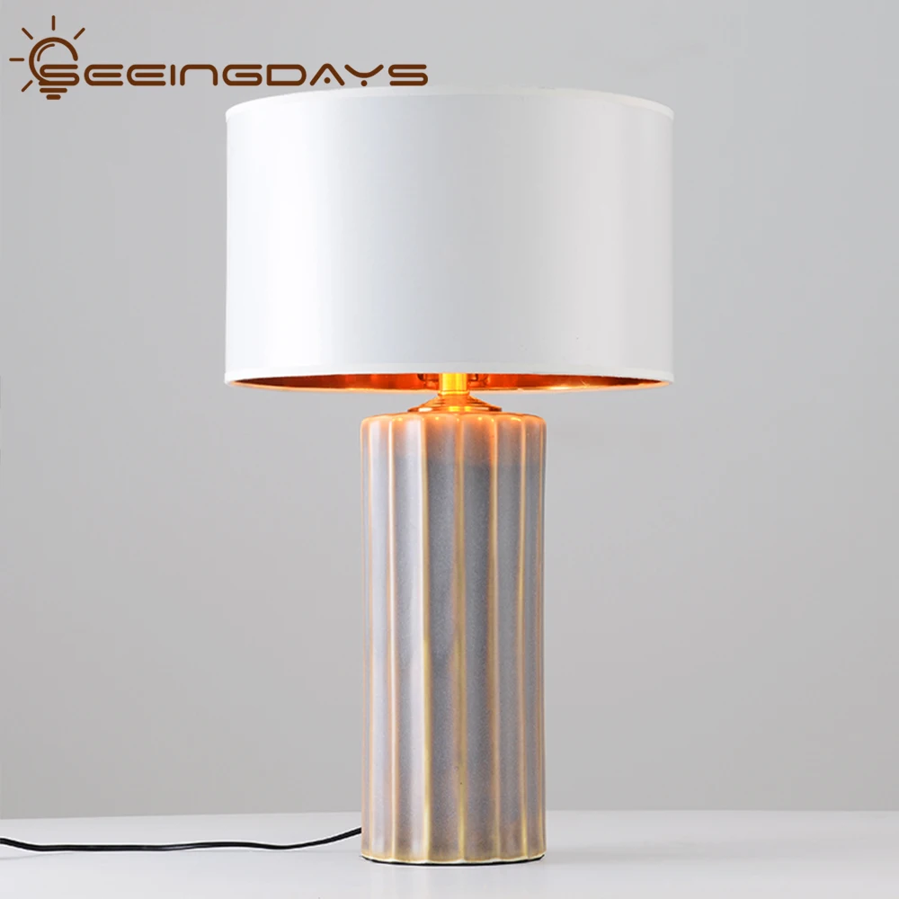 38x65cm Chinese Modern Ceramic Table Lamp For Living Room Creative Designer Hotel Bedroom Bedside Lamp Home Decoration EU Plug
38x65cm Chinese Modern Ceramic Table Lamp For Living Room Creative Designer Hotel Bedroom Bedside Lamp Home Decoration EU Plug