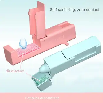 Portable Door Handle Cleaning Tool Reusable Elevator Button Cleaning Block Sanitary Gadgets Disinfection Door Party Favors 
Portable Door Handle Cleaning Tool Reusable Elevator Button Cleaning Block Sanitary Gadgets Disinfection Door Party Favors