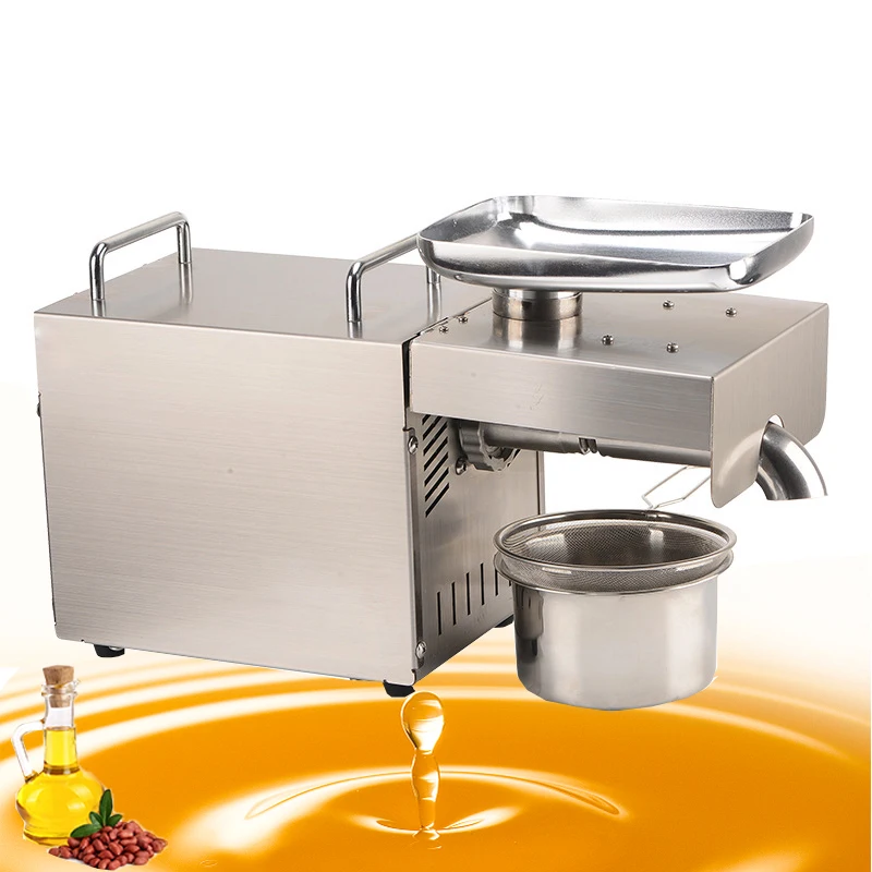 220V/110V Automatic Oil Press Machine Stainless Steel Commercial Home Oil Expeller Oil Extraction for Peanut 1500W
220V/110V Automatic Oil Press Machine Stainless Steel Commercial Home Oil Expeller Oil Extraction for Peanut 1500W