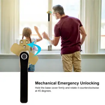 Fingerprint Window Lock digital Smart Biometric Fingerprint Window Handle Children Anti-Falling Safety Lock
Fingerprint Window Lock digital Smart Biometric Fingerprint Window Handle Children Anti-Falling Safety Lock