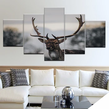 5 Panels Deer Canvas Prints Painting Elk Animal Wall Art 5 Panels Animal Picture Poster For Living Room Decor Artwork(No Frame)
5 Panels Deer Canvas Prints Painting Elk Animal Wall Art 5 Panels Animal Picture Poster For Living Room Decor Artwork(No Frame)