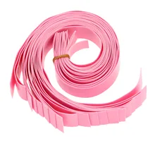 20pcs Slingshot Catapult Flat Rubber Band Pink Thickness 0.5mm for Outdoor Hunting Shooting Natural Latex