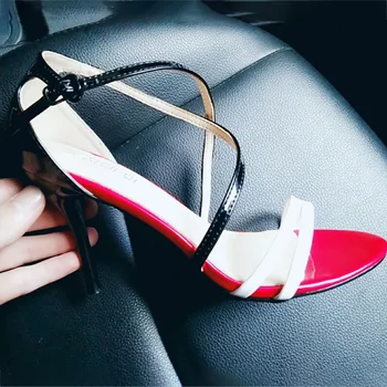 Women Sandals High Heels 9cm Summer 2019 Fashion Stiletto Sexy Party Fenty Beauty Shoe Patchwork Pumps Ladies Gladiator Shoes
Women Sandals High Heels 9cm Summer 2019 Fashion Stiletto Sexy Party Fenty Beauty Shoe Patchwork Pumps Ladies Gladiator Shoes