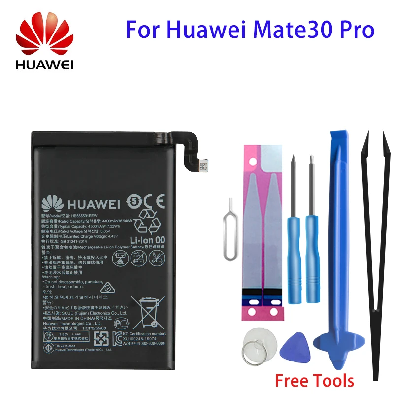 Hua Wei Original Replacement Phone Battery HB555591EEW 4500mAh For Huawei Mate 30 Pro Mate30 Pro Free Tool Huawei Phone Batteriy
Hua Wei Original Replacement Phone Battery HB555591EEW 4500mAh For Huawei Mate 30 Pro Mate30 Pro Free Tool Huawei Phone Batteriy