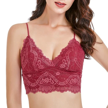 Lace Bralette Plus Size Sexy Bras For Women Seamless Black Wire Free Brassiere Padded Lingerie Pitted Ladies Bras бюстгалтер Bra
Lace Bralette Plus Size Sexy Bras For Women Seamless Black Wire Free Brassiere Padded Lingerie Pitted Ladies Bras бюстгалтер Bra