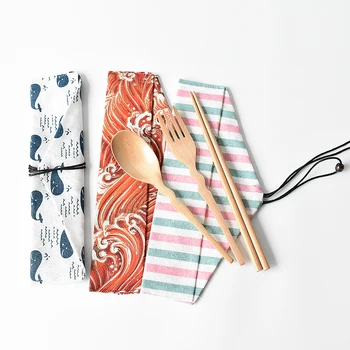 Vintage Retro Cutlery Set Japanese Wooden Spoon Fork Chopsticks Dinnerware Portable Aparelho De Jantar Tableware Set EE6DC
Vintage Retro Cutlery Set Japanese Wooden Spoon Fork Chopsticks Dinnerware Portable Aparelho De Jantar Tableware Set EE6DC
