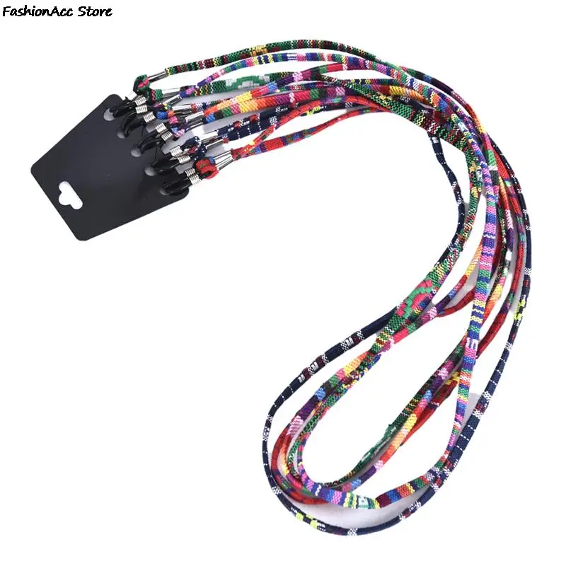 5Pcs Colorful Cotton Blend Sunglasses Strap Eyeglass Chain Reading Glasses Chain String Holder Neck Cord Eyewear Glass Necklace
5Pcs Colorful Cotton Blend Sunglasses Strap Eyeglass Chain Reading Glasses Chain String Holder Neck Cord Eyewear Glass Necklace