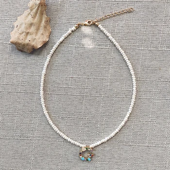 Exquisite 4mm Small Pearl Pendant Necklace Bohemian Color Letters A-Z Name Choker birthday gift for friend initial naszyjnik
Exquisite 4mm Small Pearl Pendant Necklace Bohemian Color Letters A-Z Name Choker birthday gift for friend initial naszyjnik