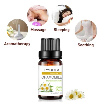 Pyrrla 10ml Chamomile Pure Essential Oils For Aromatherapy Help Sleep Relieve Stress Humidifier Massage Aromatic Essential Oil
Pyrrla 10ml Chamomile Pure Essential Oils For Aromatherapy Help Sleep Relieve Stress Humidifier Massage Aromatic Essential Oil