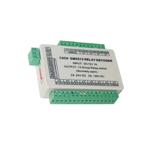 12CH Relay switch dmx512 signal led Controller,relay output,only use the signal control,can't use power control
12CH Relay switch dmx512 signal led Controller,relay output,only use the signal control,can't use power control