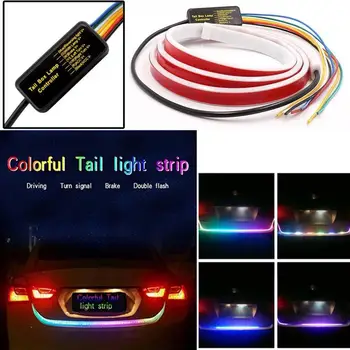 Promotion! 1.2m 12V Car Four Colors Flow Type 36 LED Car Tailgate Strip Waterproof Brake Driving Turn Signal Light
Promotion! 1.2m 12V Car Four Colors Flow Type 36 LED Car Tailgate Strip Waterproof Brake Driving Turn Signal Light