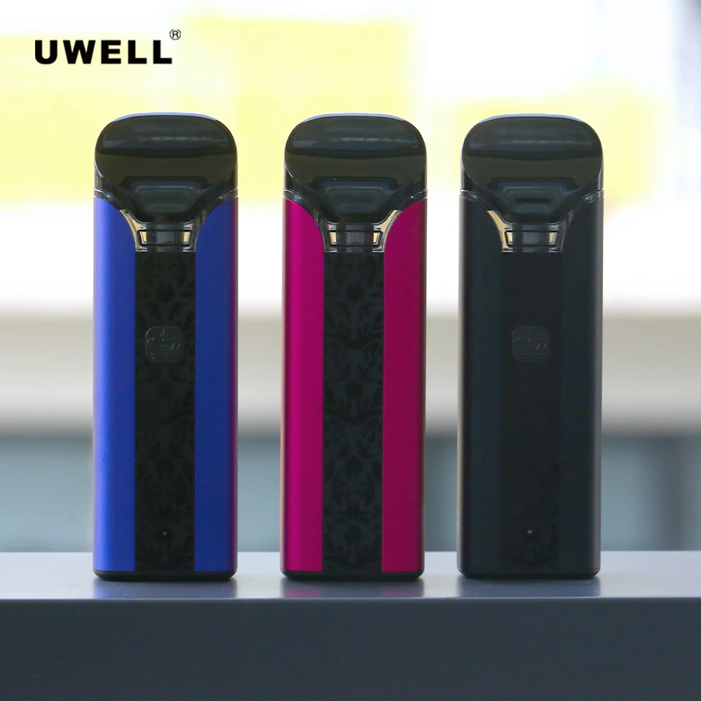 

Original Uwell Crown Pod Starter Kit With 1250mah Built-in Battery 3ml/2ml Cartridge Electronic Cigarette Vaporizer vs Caliburn