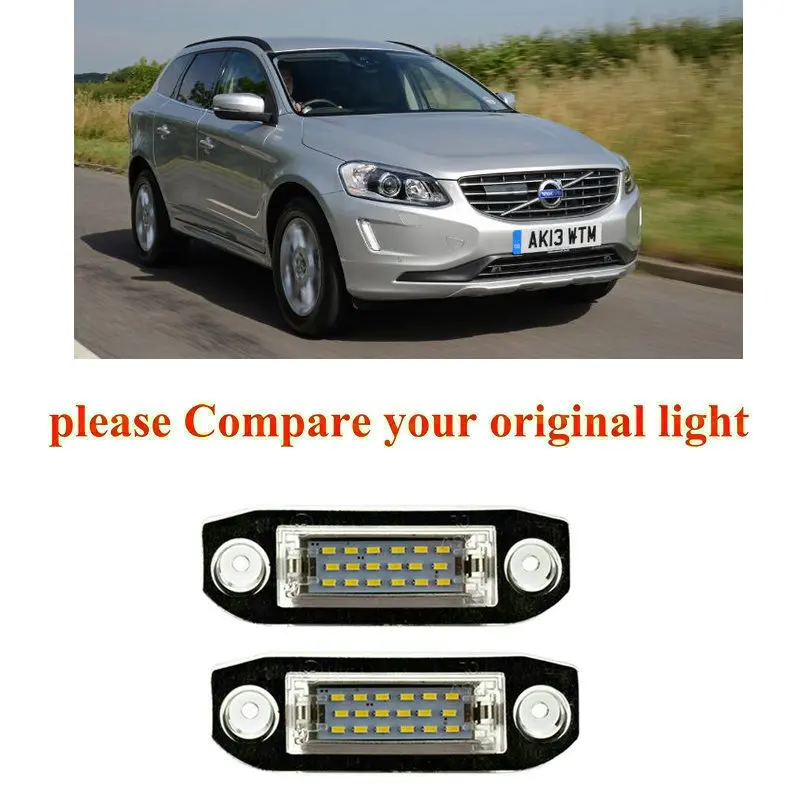 2pc Car Accessories Special Car License Plate Light Lamp For Volvo XC60 09-15 XC70 08-15 XC90 03-14canbus error free
2pc Car Accessories Special Car License Plate Light Lamp For Volvo XC60 09-15 XC70 08-15 XC90 03-14canbus error free