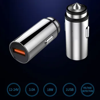 Auto Vehicle Metal Quick Charge 3.0 Car Charger Fast Car Charging for Mobile Phone Smart Phone/Tablet
Auto Vehicle Metal Quick Charge 3.0 Car Charger Fast Car Charging for Mobile Phone Smart Phone/Tablet