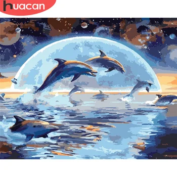 HUACAN DIY Pictures By Number Whale Kits Painting By Numbers Animal Drawing On Canvas Hand Painted Picture Seascape Home Decor
HUACAN DIY Pictures By Number Whale Kits Painting By Numbers Animal Drawing On Canvas Hand Painted Picture Seascape Home Decor