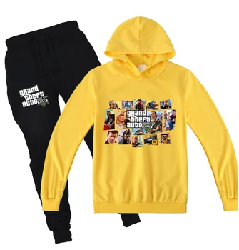 Grand Theft Auto V GTA 5 Kids 3D Long Sleeve Hoodies Pants 2pcs Boys Game Hooded Sweatshirt Pant Suit Children Clothes Clothing
Grand Theft Auto V GTA 5 Kids 3D Long Sleeve Hoodies Pants 2pcs Boys Game Hooded Sweatshirt Pant Suit Children Clothes Clothing