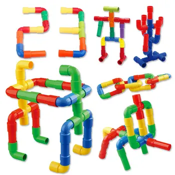 Pipe Building Set Plastic DIY Educational Construction Blocks Multi Shape Pipes Assembling Interlocking Sets
Pipe Building Set Plastic DIY Educational Construction Blocks Multi Shape Pipes Assembling Interlocking Sets