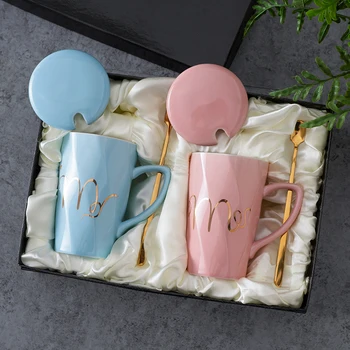 OUSSIRRO Ceramic Coffee Mugs Mr and Mrs Tea Milk Cup Gift Box with Lid and Spoon Creative Wedding Anniversary Gift
OUSSIRRO Ceramic Coffee Mugs Mr and Mrs Tea Milk Cup Gift Box with Lid and Spoon Creative Wedding Anniversary Gift