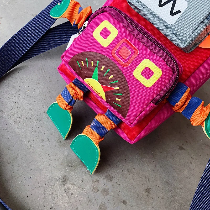 Canvas Cute Cartoon Square Sling Bag Contrast Color Robot Mobile Phone Bag Shoulder WOMEN'S Bag
Canvas Cute Cartoon Square Sling Bag Contrast Color Robot Mobile Phone Bag Shoulder WOMEN'S Bag