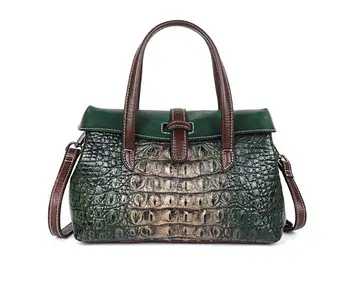 Women's Leather Fashion Crocodile Pattern Hand Embossed Retro Messenger Bags Shoulder Crossbody Handbag Retro Casual Travel Bag
Women's Leather Fashion Crocodile Pattern Hand Embossed Retro Messenger Bags Shoulder Crossbody Handbag Retro Casual Travel Bag