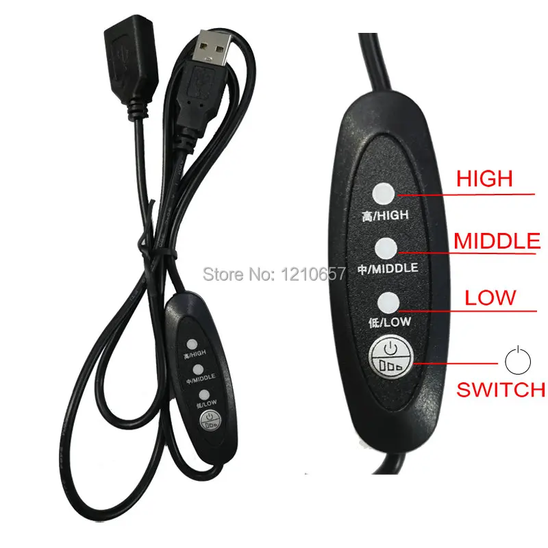 Gdstime USB Cable 1m 100CM Speed Control Extension Wire Cooling Fan Speed Controller Extender Cord Wires Three-gear Regulation
Gdstime USB Cable 1m 100CM Speed Control Extension Wire Cooling Fan Speed Controller Extender Cord Wires Three-gear Regulation