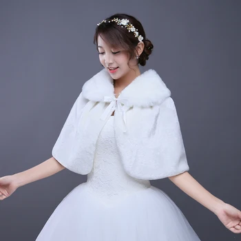Shrug Women Bridal Wedding Jacket Solero Faux Fur Bolero Mariage Autumn Winter Warm Shawl Cape Stoles Bolero Wraps Shrugs
Shrug Women Bridal Wedding Jacket Solero Faux Fur Bolero Mariage Autumn Winter Warm Shawl Cape Stoles Bolero Wraps Shrugs