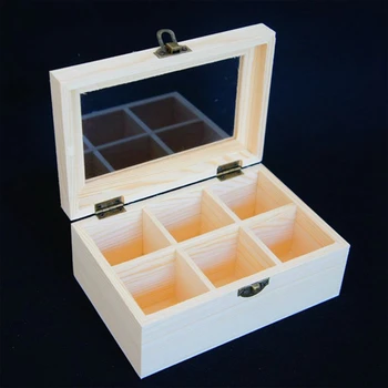 Wood Tea Bag Storage Chest, Multipurpose Organization Display Box with Clear Lid 72XF
Wood Tea Bag Storage Chest, Multipurpose Organization Display Box with Clear Lid 72XF