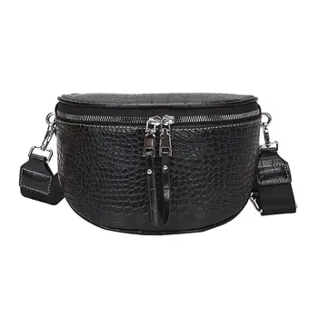 Casual Waist Bag for Women Alligator Leather Fanny Pack Phone Pouch Chest Packs Ladies Wide Strap Belt Bag Female Crossbody Flap
Casual Waist Bag for Women Alligator Leather Fanny Pack Phone Pouch Chest Packs Ladies Wide Strap Belt Bag Female Crossbody Flap