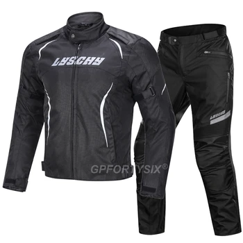 LYSCHY Motorcycle Jacket Summer Breathable Moto Suit Motorbike Riding Jacket Motocross Jacket & Pants Windproof CE Protection
LYSCHY Motorcycle Jacket Summer Breathable Moto Suit Motorbike Riding Jacket Motocross Jacket & Pants Windproof CE Protection