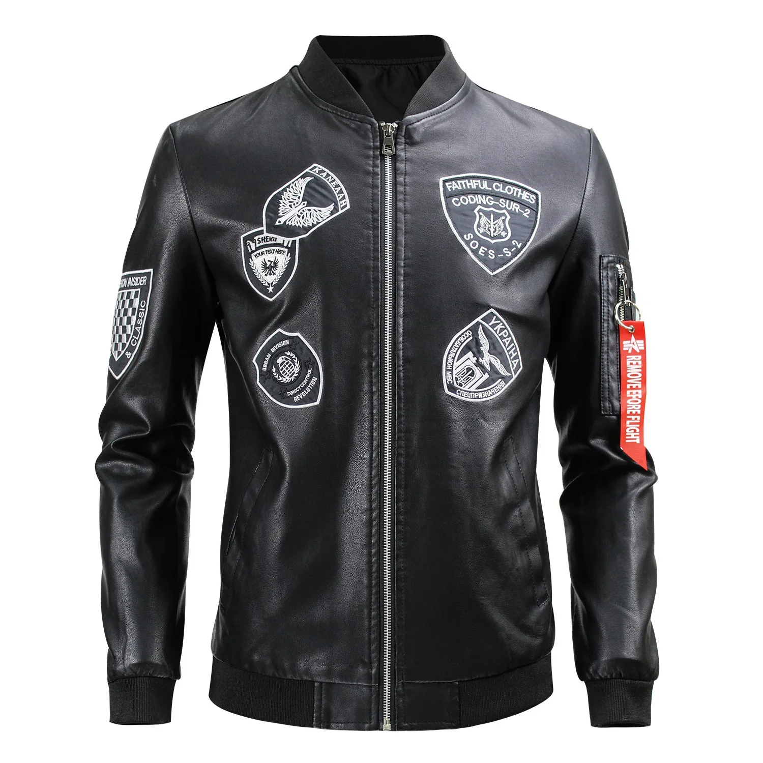 Leather Coat Male Tiger Embroidery Baseball Service Season Locomotive Pu Leather Jacket Chao Brand Air Force Flying Clothing
Leather Coat Male Tiger Embroidery Baseball Service Season Locomotive Pu Leather Jacket Chao Brand Air Force Flying Clothing