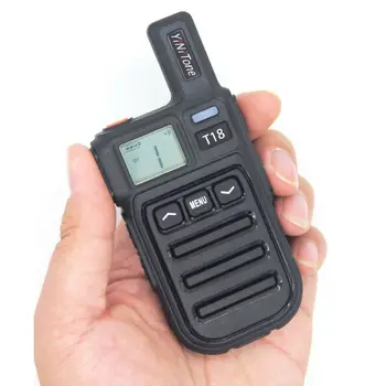 Yinitone T18 Mini Walkie Talkie PMR446 Radio Vox Handsfree Frs Two Way Radio Mini Walkie Talktie With Vibration Wireless Cloning
Yinitone T18 Mini Walkie Talkie PMR446 Radio Vox Handsfree Frs Two Way Radio Mini Walkie Talktie With Vibration Wireless Cloning