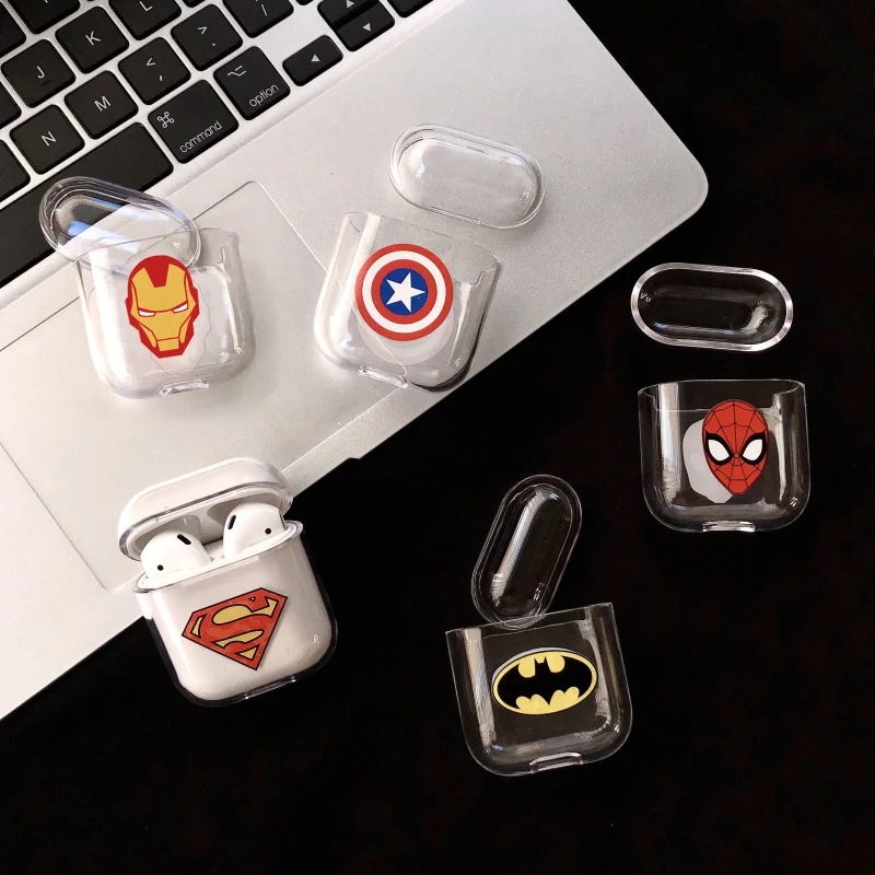 Marvel For Apple AirPods Case PC Hard Shell Cute Bluetooth Wireless Transparent Earphone Cover Protection For AirPods Case
Marvel For Apple AirPods Case PC Hard Shell Cute Bluetooth Wireless Transparent Earphone Cover Protection For AirPods Case