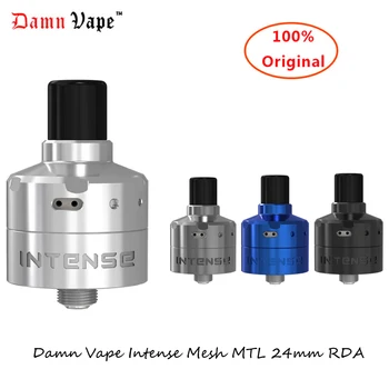 Damn Vape Intense Mesh MTL 24mm RDA 2ML Rebuidable Tank Atomizer 510 POM drip tip CTC system Atomizer Vs Zeus X / Drop Dead
Damn Vape Intense Mesh MTL 24mm RDA 2ML Rebuidable Tank Atomizer 510 POM drip tip CTC system Atomizer Vs Zeus X / Drop Dead