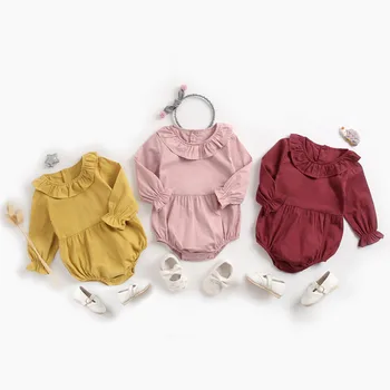 Infants Rompers Baby Bodysuit Long Sleeve Pure Color Romper New 2019 Autumn Winter Girls Baby Girl Clothes Jumpsuit
Infants Rompers Baby Bodysuit Long Sleeve Pure Color Romper New 2019 Autumn Winter Girls Baby Girl Clothes Jumpsuit