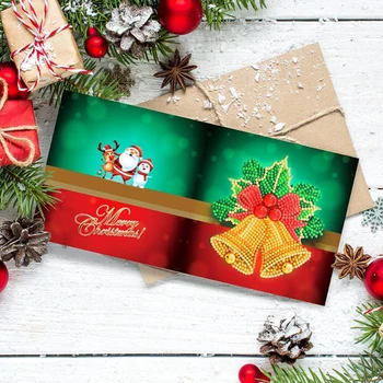 8pcs 5D DIY Diamond Painting Greeting Card Handmade For Xmas Postcards New Year High Quality Resin Diamond + Cardboard
8pcs 5D DIY Diamond Painting Greeting Card Handmade For Xmas Postcards New Year High Quality Resin Diamond + Cardboard
