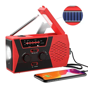 Emergency Solar Hand Crank Weather AM/FM/NOAA Radio SOS Power Bank LED USB Recharge LED Flashlight and Power Bank outdoor tools
Emergency Solar Hand Crank Weather AM/FM/NOAA Radio SOS Power Bank LED USB Recharge LED Flashlight and Power Bank outdoor tools