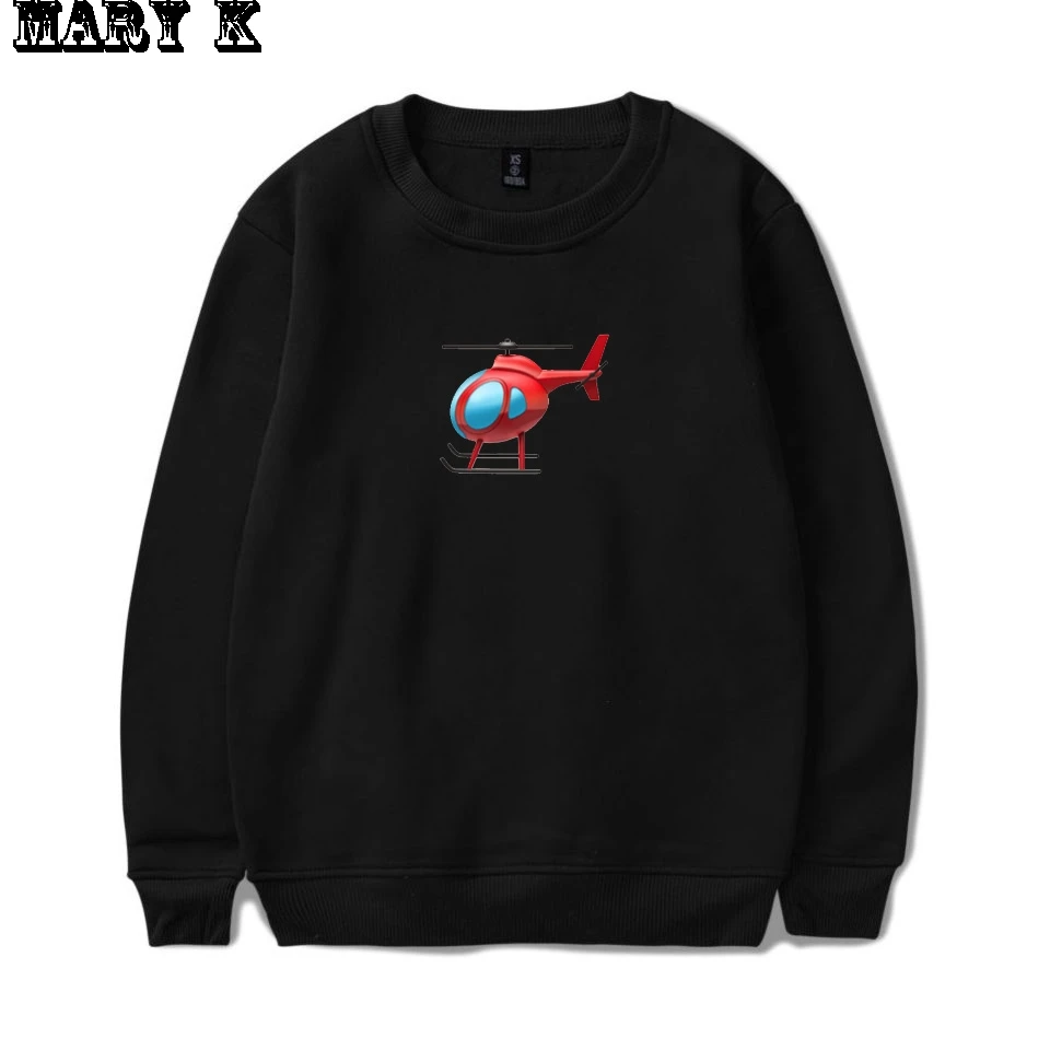 Новинка 2020 года. Мужские и женские свитшоты Tony lopez Merch Elicopter. Пуловер с круглым