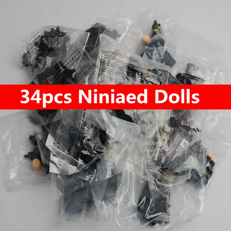 34pcs/lot Ninjagoed Kai Cole Jay Zane Lloyd Nya action Figures Compatible Legoingly Building Blocks For Children Toy Brick gift
34pcs/lot Ninjagoed Kai Cole Jay Zane Lloyd Nya action Figures Compatible Legoingly Building Blocks For Children Toy Brick gift