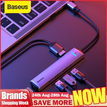 Baseus USB C HUB USB to Multi HDMI USB 3.0 RJ45 Carder Reader OTG Adapter USB Splitter for MacBook Pro Air USB Dock Type C HUB
Baseus USB C HUB USB to Multi HDMI USB 3.0 RJ45 Carder Reader OTG Adapter USB Splitter for MacBook Pro Air USB Dock Type C HUB