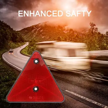 Red Triangular Reflector Screw Fit Rear Triangle For Trailers Waterproof Protection Sun Cold Truck Reflector Caravans 1pc P6M9
Red Triangular Reflector Screw Fit Rear Triangle For Trailers Waterproof Protection Sun Cold Truck Reflector Caravans 1pc P6M9