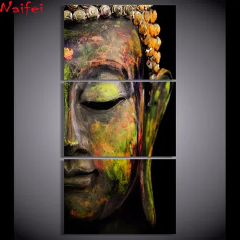 Full diamond embroidery Buddha face 3pcs/set diamond mosaic picture diy 5D diamond painting cross stitch kit home decoration
Full diamond embroidery Buddha face 3pcs/set diamond mosaic picture diy 5D diamond painting cross stitch kit home decoration