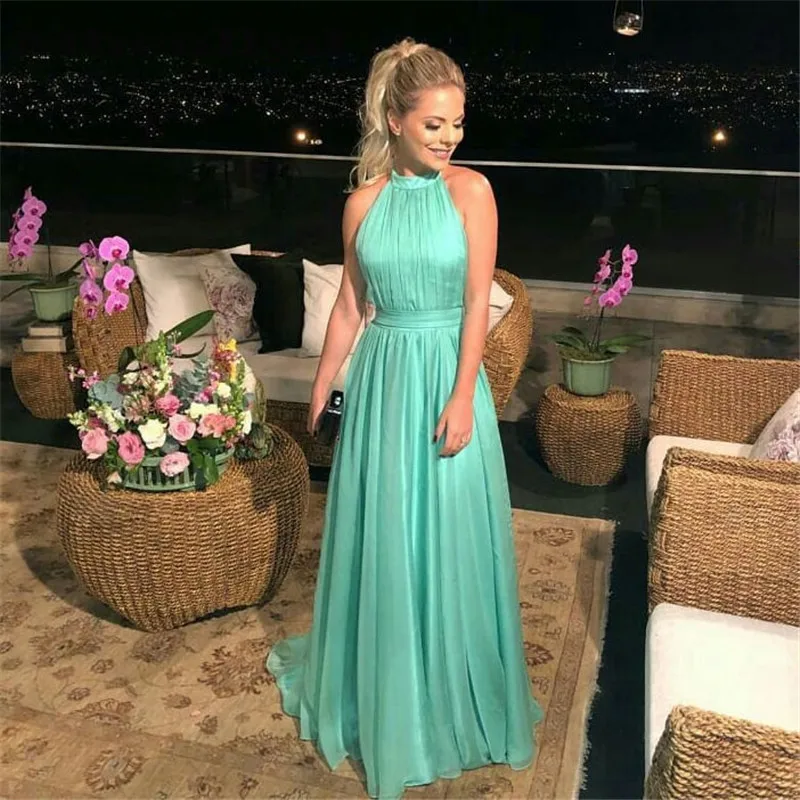 Mbcullyd Mint Green Prom Dresses Long 2019 Sexy Halter Neck Formal Dress Evening Gown Flowing Chiffon Plus Size Vestidos De Gala
Mbcullyd Mint Green Prom Dresses Long 2019 Sexy Halter Neck Formal Dress Evening Gown Flowing Chiffon Plus Size Vestidos De Gala
