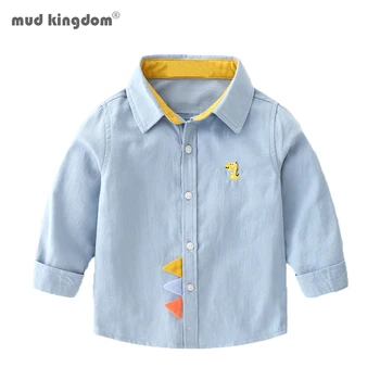 Mudkingdom Boys Shirts Cute Cartoon Dinosaur Embroidery Long Sleeve Tops for Kids
Mudkingdom Boys Shirts Cute Cartoon Dinosaur Embroidery Long Sleeve Tops for Kids