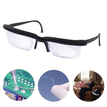 Men/Women Adjustable Strength Lens Eyewear Variable Focus Distance Vision Zoom Glasses Protective Magnifying Glasses w/ Bag
Men/Women Adjustable Strength Lens Eyewear Variable Focus Distance Vision Zoom Glasses Protective Magnifying Glasses w/ Bag