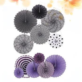 12 Pcs Paper Fans Set Round Pattern Fashion 3D Wall Decor Paper Garlands Party Favors for Festival
12 Pcs Paper Fans Set Round Pattern Fashion 3D Wall Decor Paper Garlands Party Favors for Festival