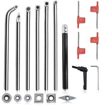 Wood Turning Tool Set Carbide Tipped Lathe Tools Finisher/Carbide Lathe Tools for Wood,Carbide Woodturning Tools
Wood Turning Tool Set Carbide Tipped Lathe Tools Finisher/Carbide Lathe Tools for Wood,Carbide Woodturning Tools